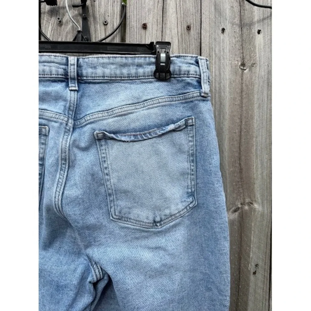 High Waisted Old Navy Jeans Womens 10 Blue O.G. Straight Light Wash Denim Pants